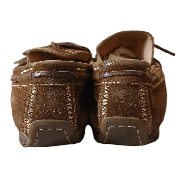 FRYE Lewis Tie Men's Suede Loafer Driving Shoes Size 9 M - Picture 7 of 13